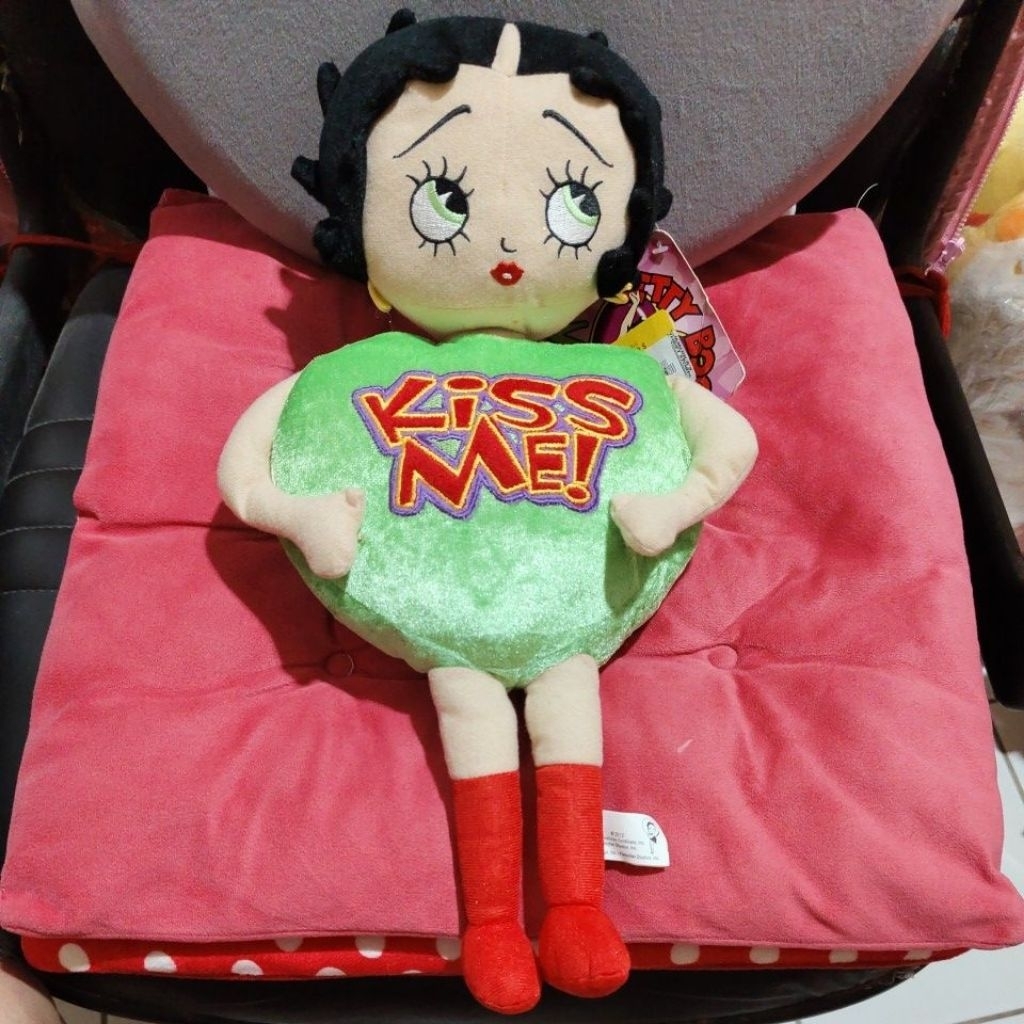 boneka betty boop valentine tag ori