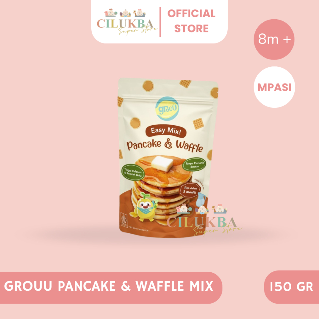 

GROUU EASY MIC PANCAKE & WAFFLE | TEPUNG PANCAKE | TEPUNG INSTANT | TEPUNG WAFFLE | CEMILAN