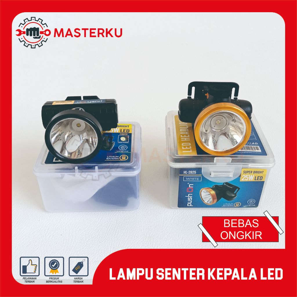 LAMPU SENTER KEPALA LED/HEADLAMP LED/SENTER KEPALA LED/LAMPU KEPALA LED RECHARGEABLE/HEADLAMP CAMPIN