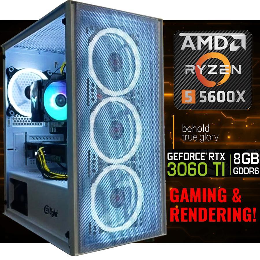 PC GAMING RENDERING RYZEN 5 5600X | RTX 3060 ti VGA