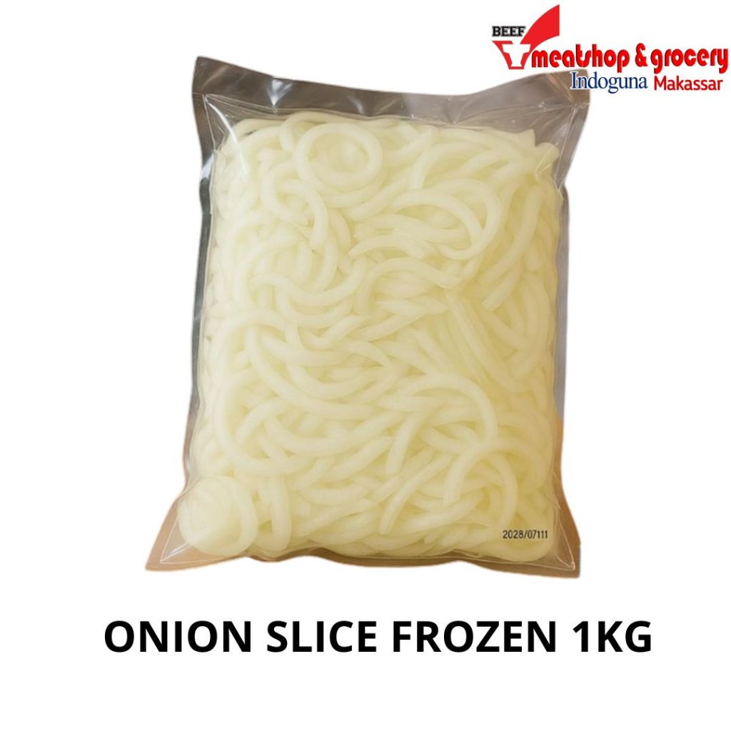 

Bawang Bombay Slice Beku 1kg