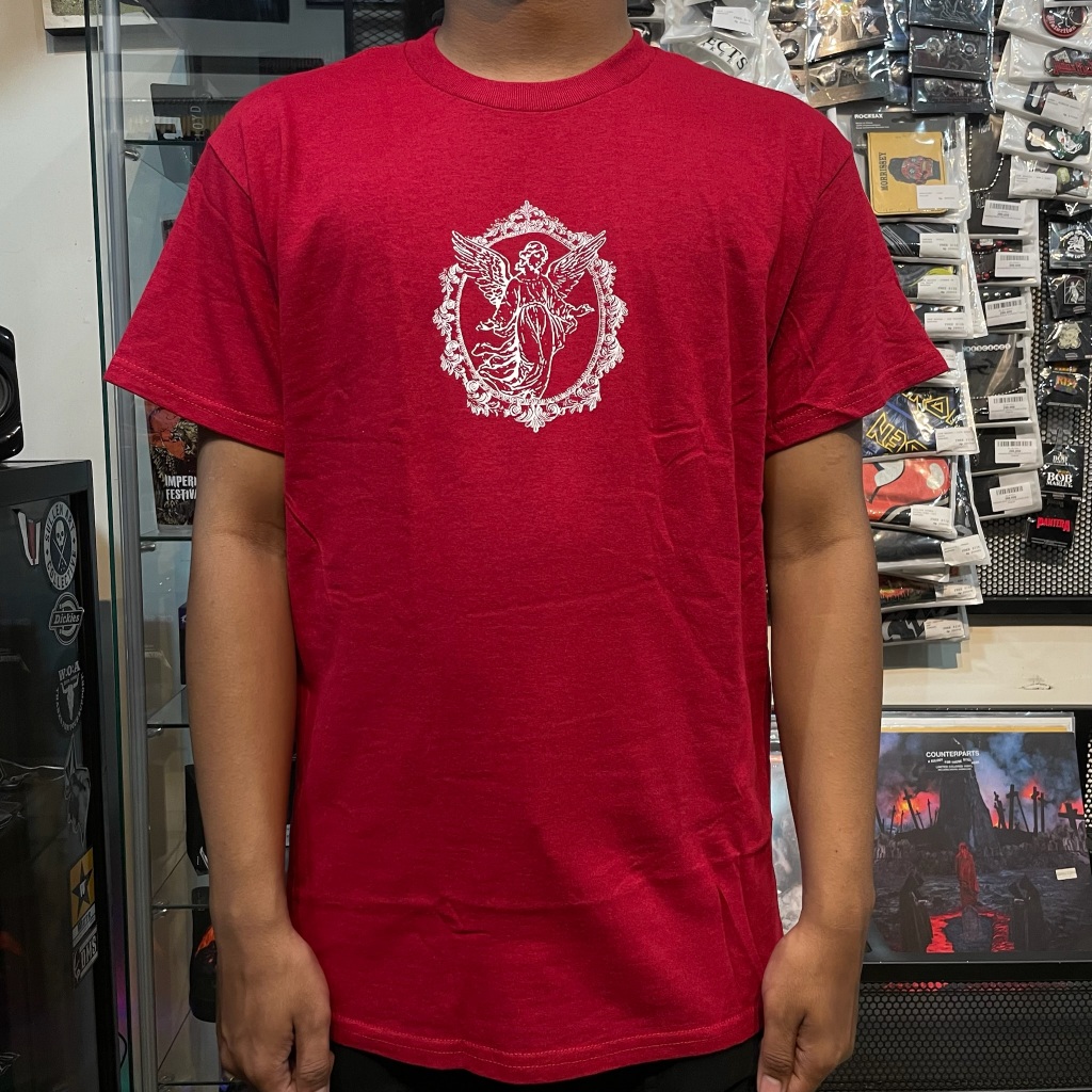 T Shirt Band Official COUNTERPARTS - WORSHIP GROUP ANTIQUE CHERRY RED Original