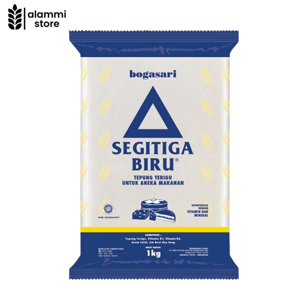 

Tepung Segi Tiga Biru Bogasari Eco 1 Kg