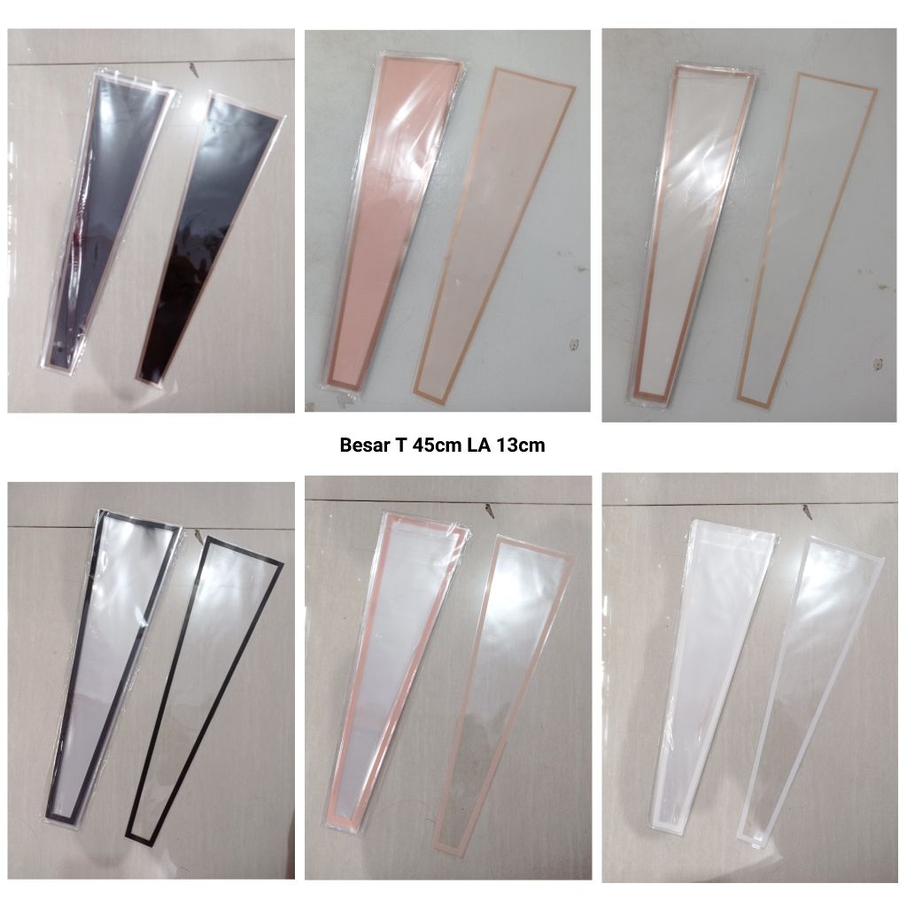 

PLASTIK OPP BUNGKUS BUNGA 1 TANGKAI 1 PAK