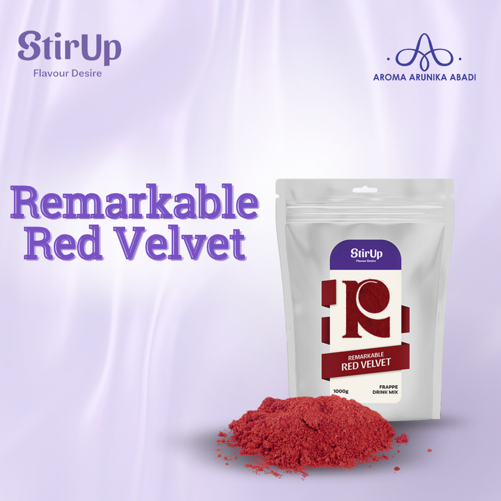 

StirUp Remarkable Red Velvet - Frappe Powder Rasa Red Velvet / Bubuk Red Velvet
