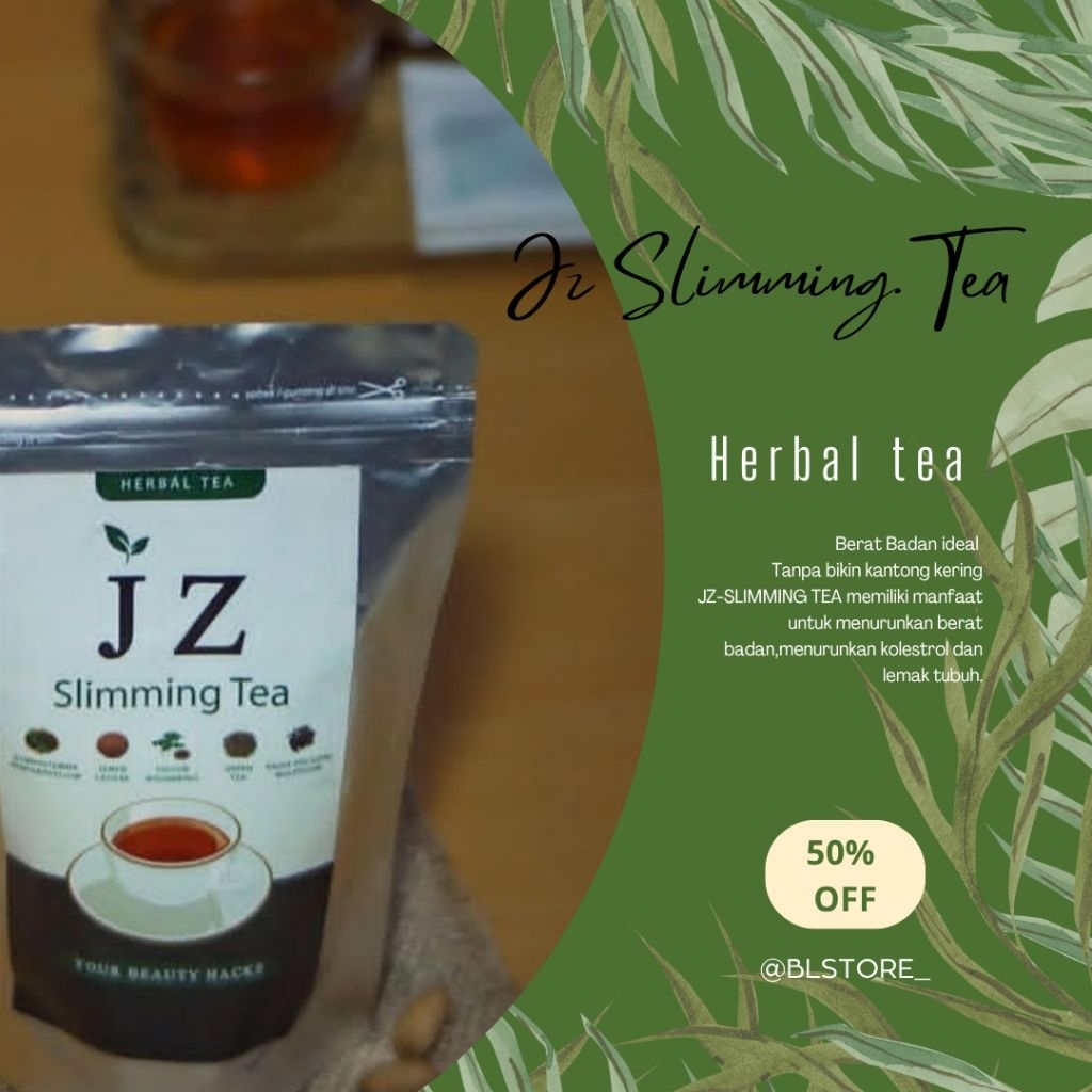 

Jz-Slimming tea Pelangsing Tubuh Original Teh Hijau Alami