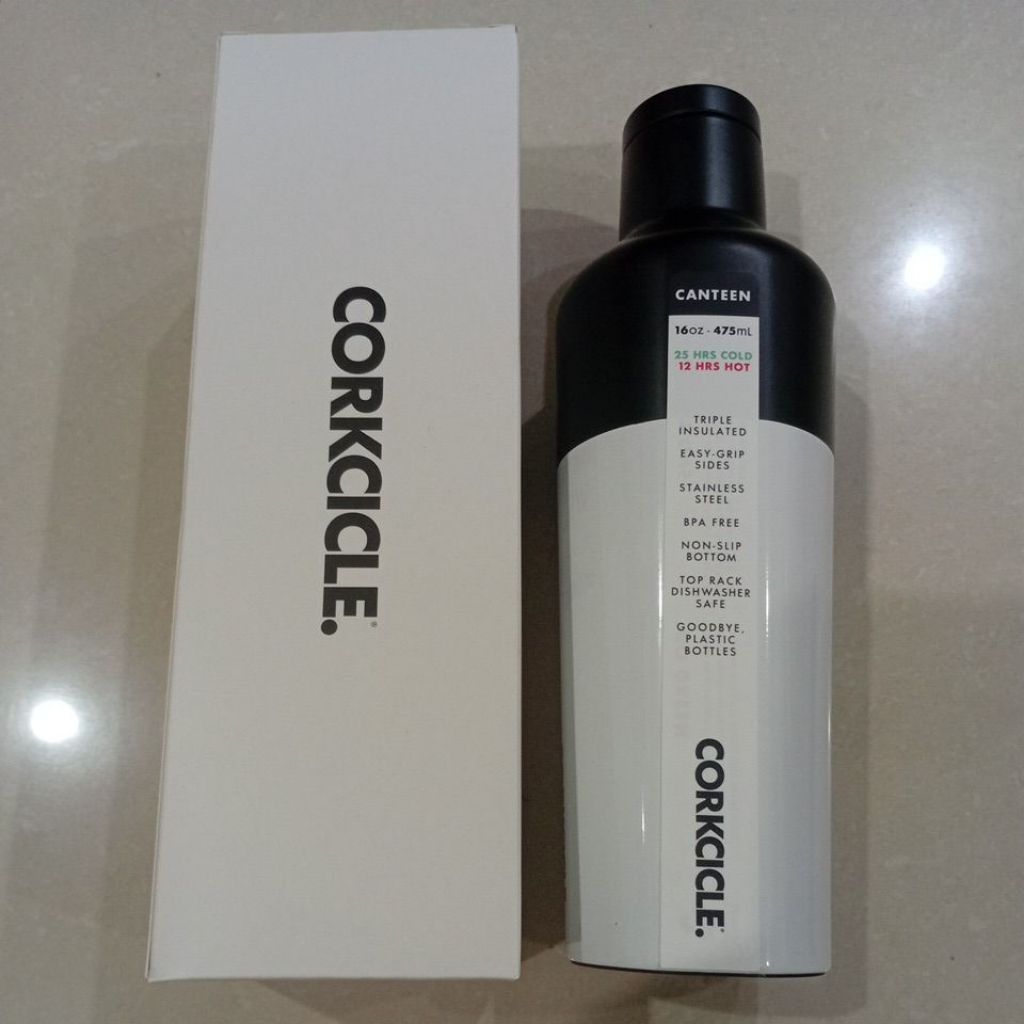 Corkcicle Black and White Ori 475 Gram