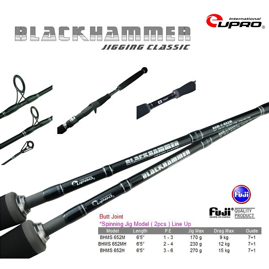 BLACK HAMMER Joran Spin-OH Jigging EUPRO