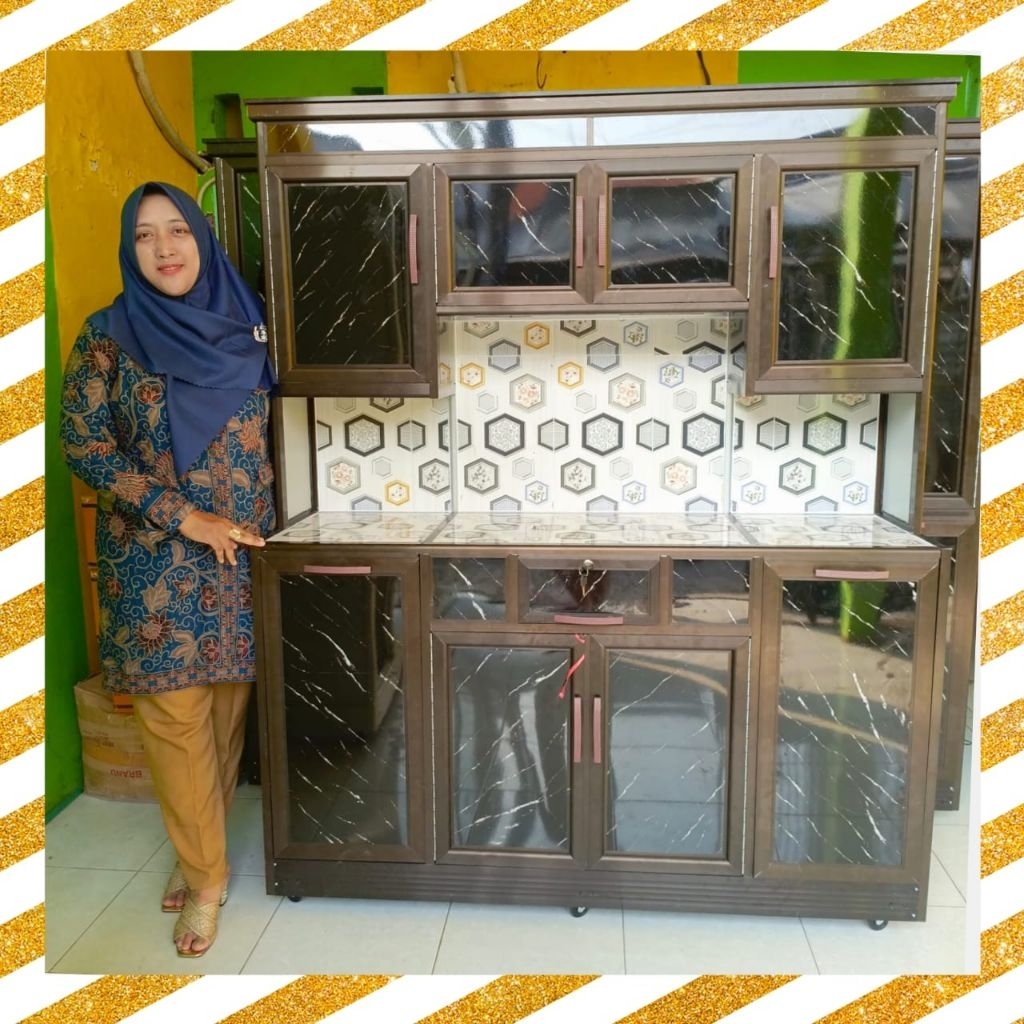 Rak Piring ACP Bermacam Variasi