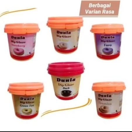 

DUNIA DIP GLAZE KEMASAN 1 KG