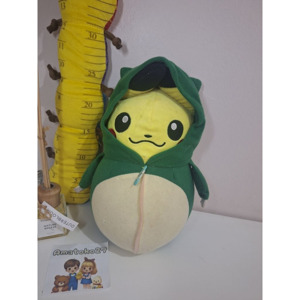 Boneka pikachu kostum pokemon center