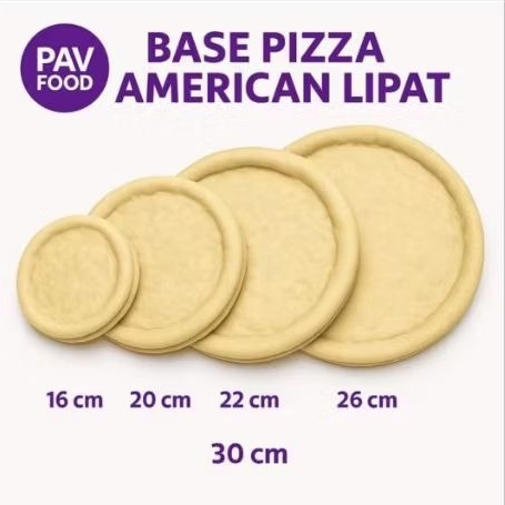 

SALE PAV dough D.25 base roti pizza (sisa QC) Halal enak ( khusus instan)