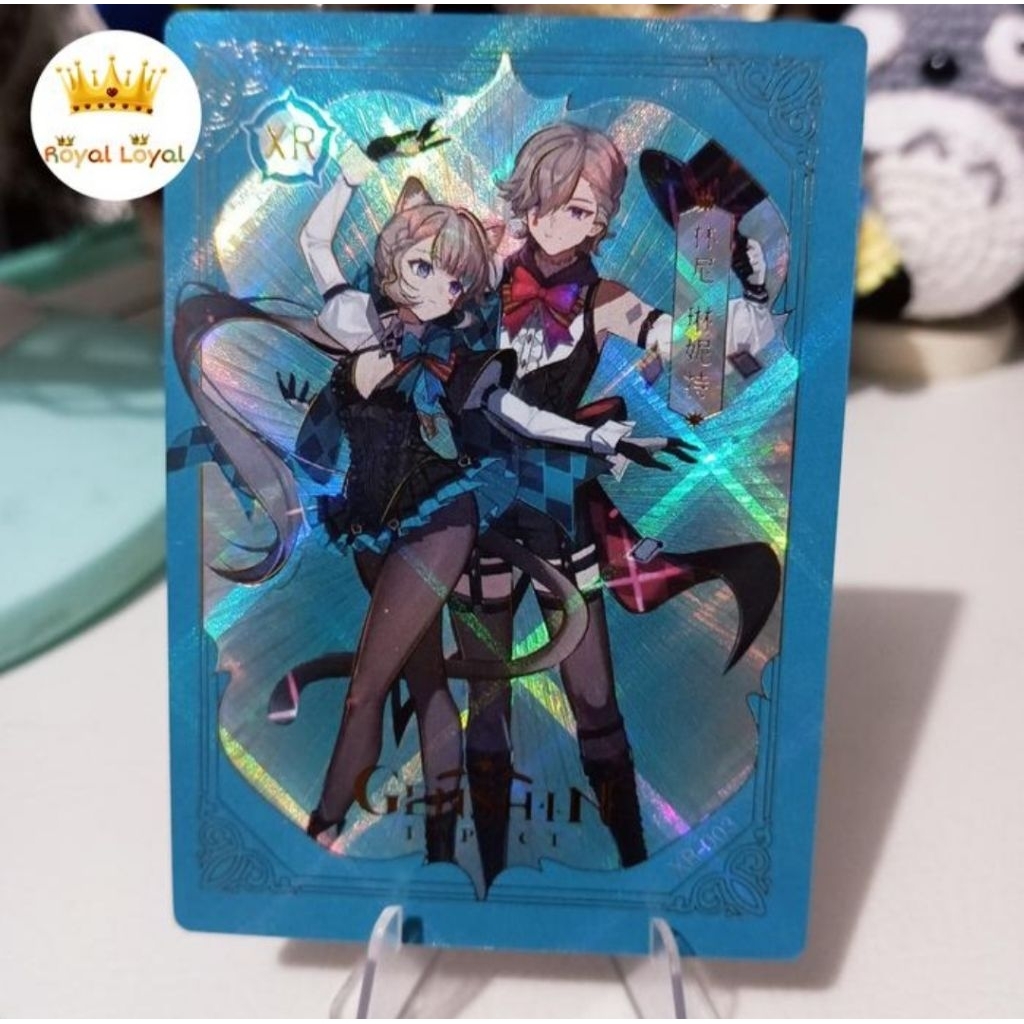Lynette & Lyney Kartu Collection CCG TCG XR Genshin Impact Tebal Card - (XR-003)