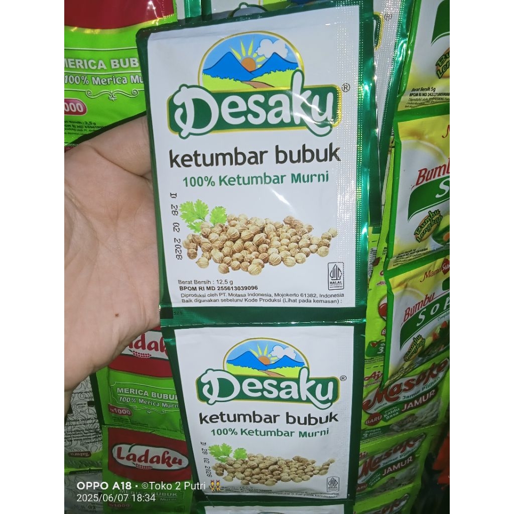 

Desaku Ketumbar Bubuk 1 Renceng isi 12