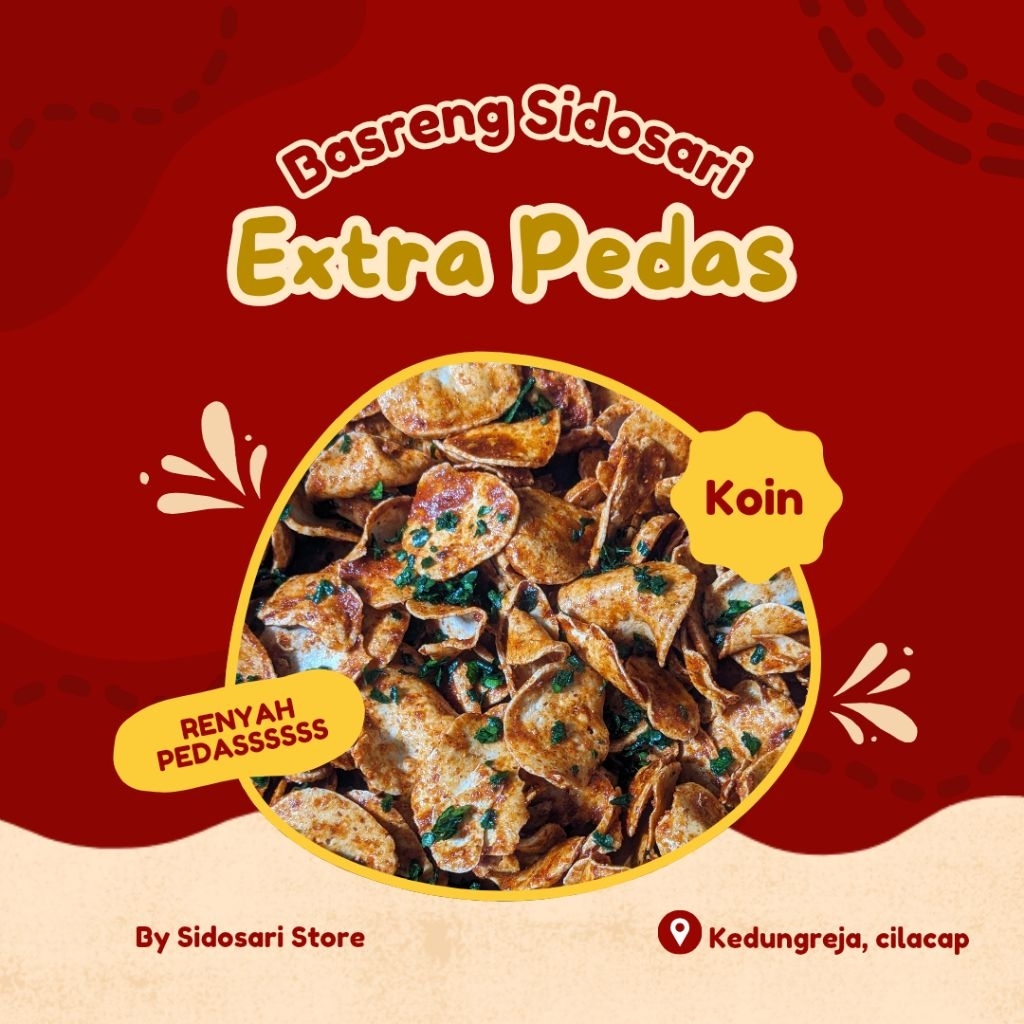 

BASRENG KOIN EXTRA PEDAS BUMBU BASAH