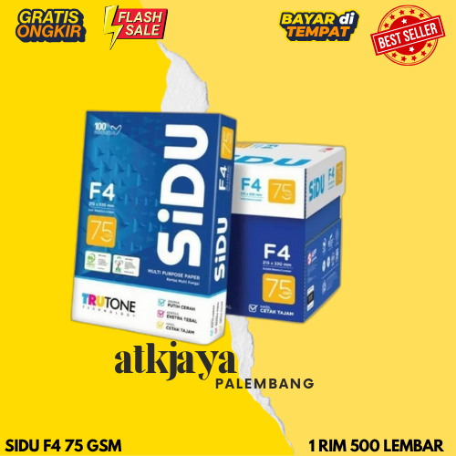 

SiDU KERTAS FOTOCOPY HVS 75 GSM F4 1 RIM