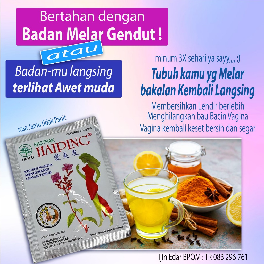 BEST SELLER obat jamu keputihan penghilang lendir berlebih pelangsing tubuh pembakar lemak penahan n