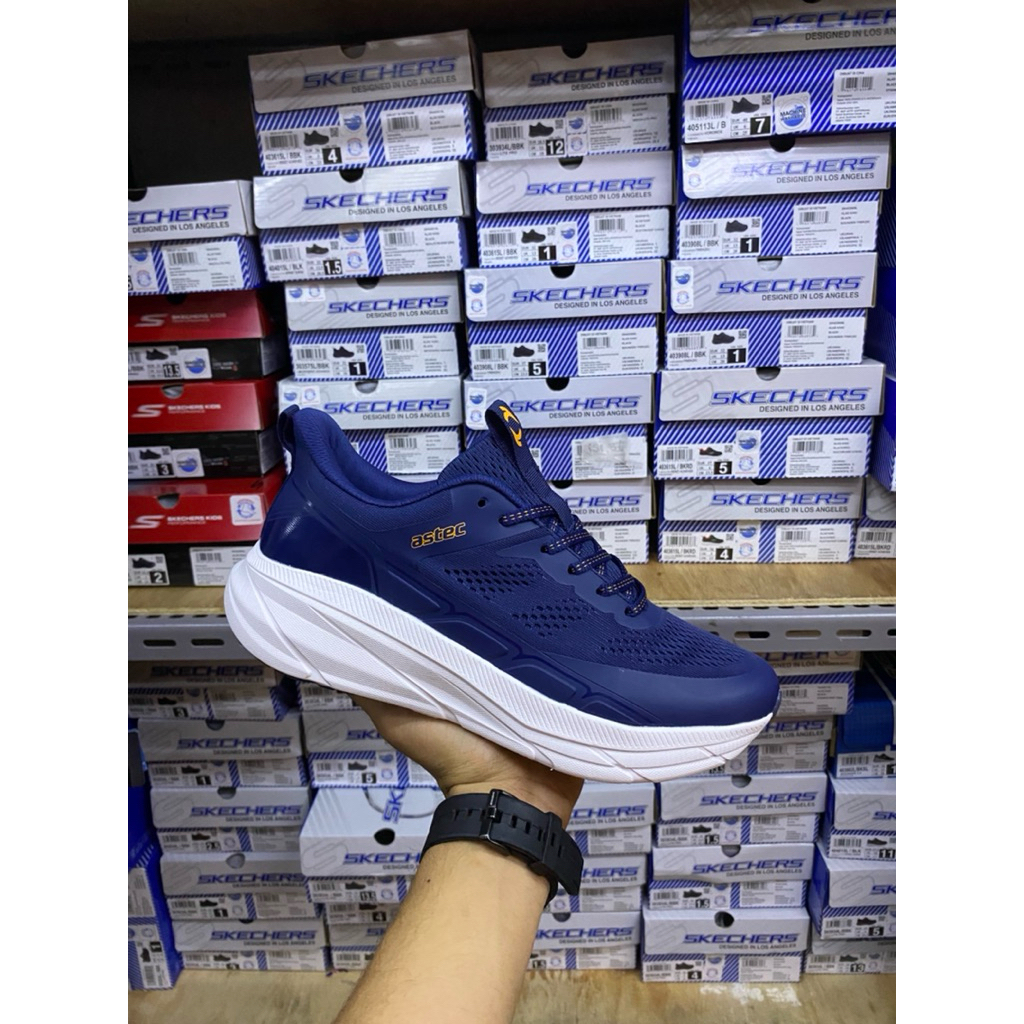 Sepatu astec original wanita / Astec london mens running shoes-navy