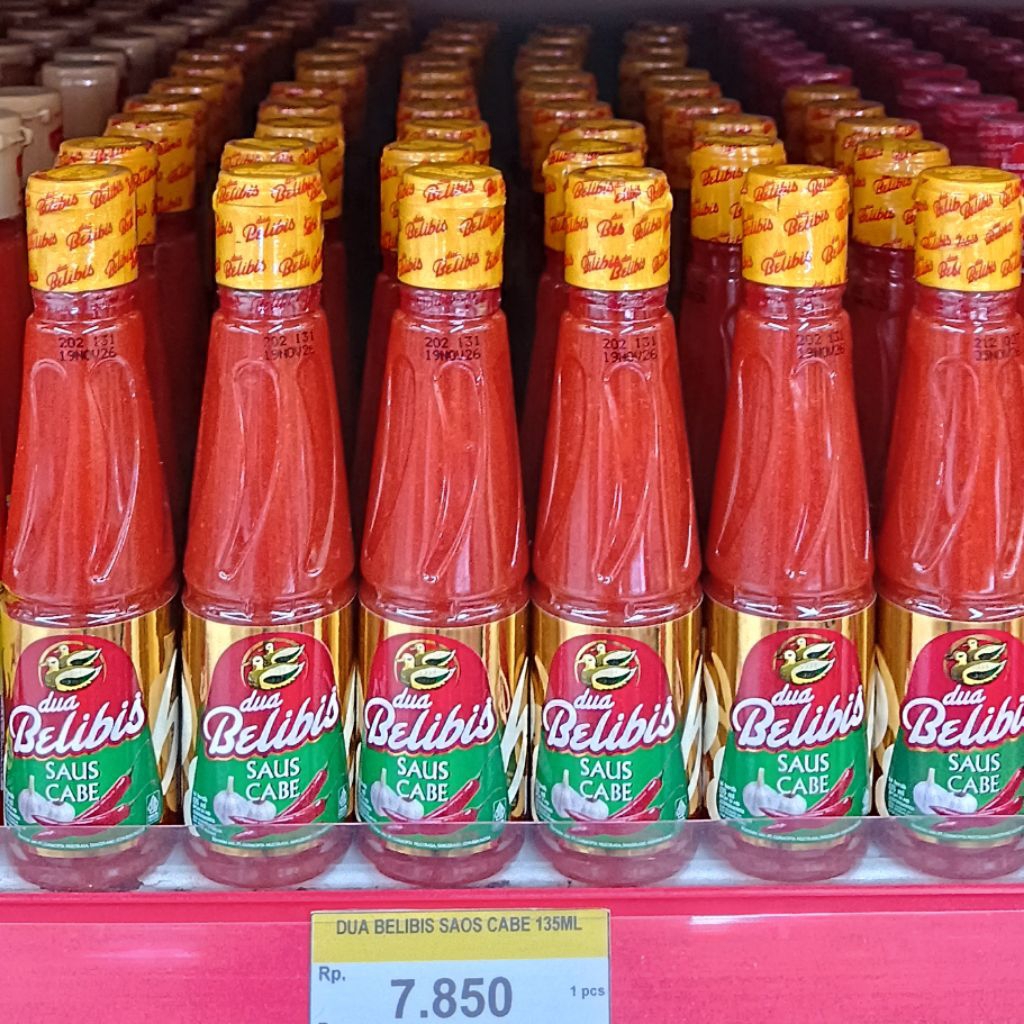

saos cabe dua belibis saos sambal pedas 135ml