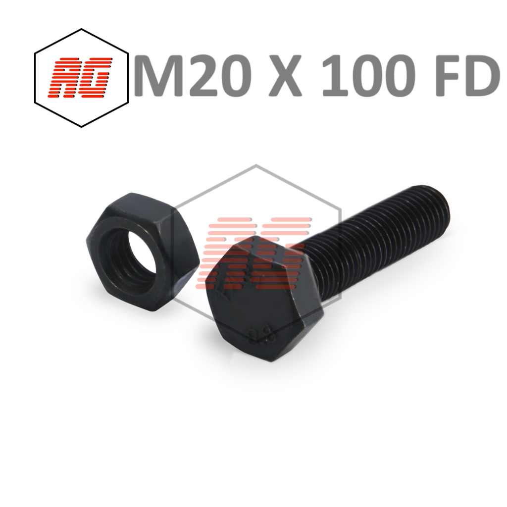BAUT BAJA HTB GRADE 8.8 + MUR |8| M20 X 100 FULLDRAT