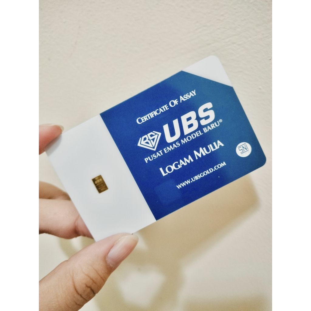Logam Mulia LM UBS / Fine Gold UBS 0,1 gram