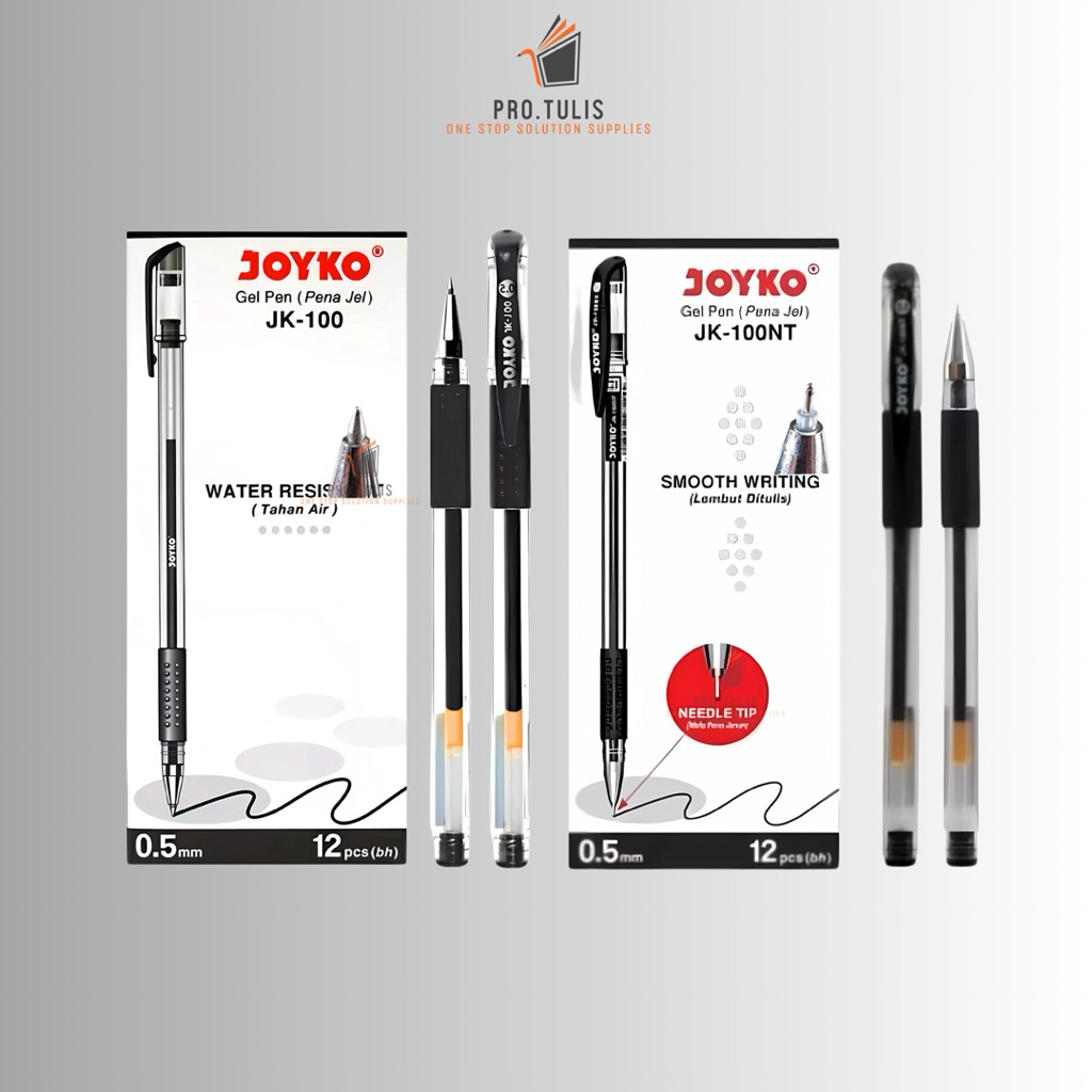 

(12pcs) Pulpen Gel JOYKO JK-100 / JK-100 NT