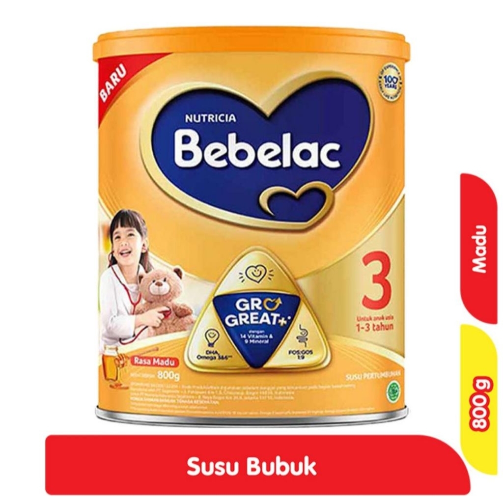 

Bebelac 3 GroGreat+ Madu 800G