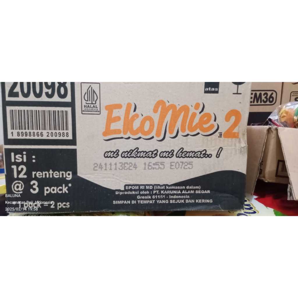 

EKOMIE ISI 6PCS 1DUS