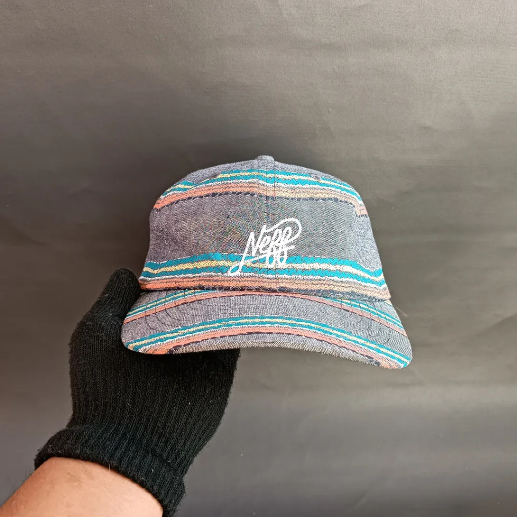 Topi Simple Cap Unisex Pria Wanita NEFF SURFING Salur