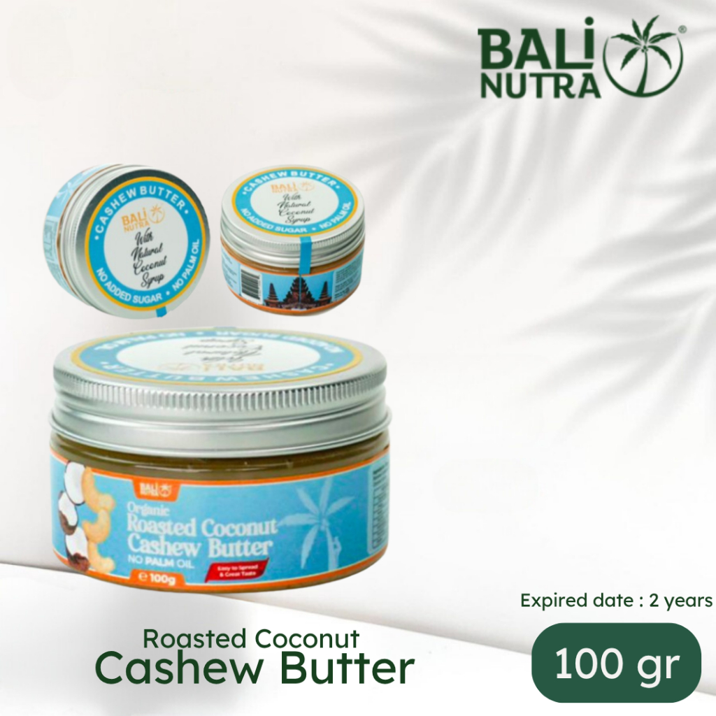 

BALI NUTRA Coconut Cashew Butter 100gr - Mentega Selai Kacang Mede Organik