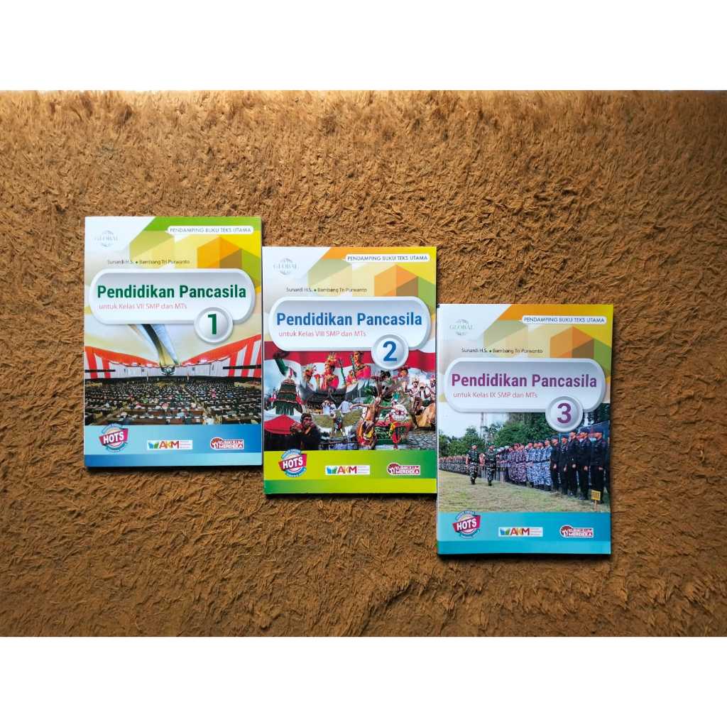 Buku Pendidikan Pancasila / PPKN SMP Kelas 7 8 9 Global Tiga Serangkai Kurikulum Merdeka