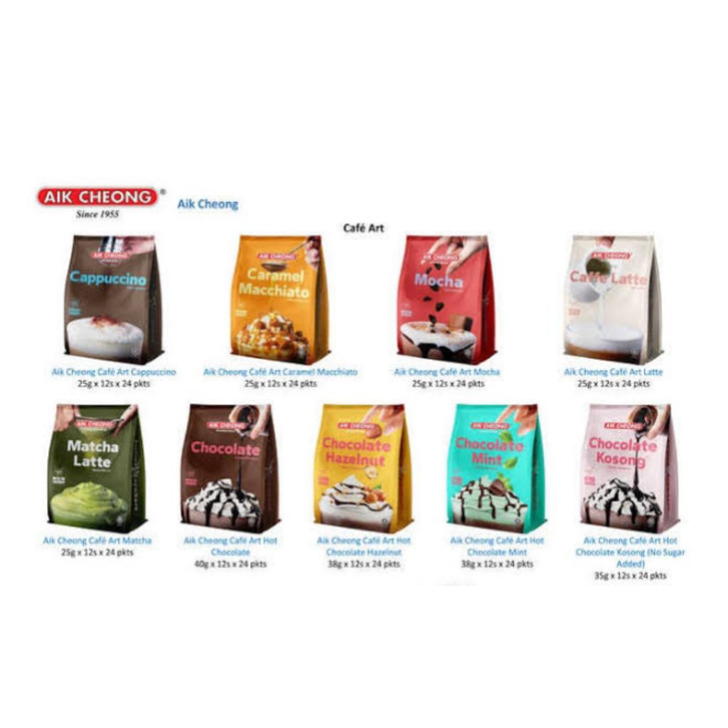 

Aik Cheong Teh Tarik White Coffee Dus isi 24Pack