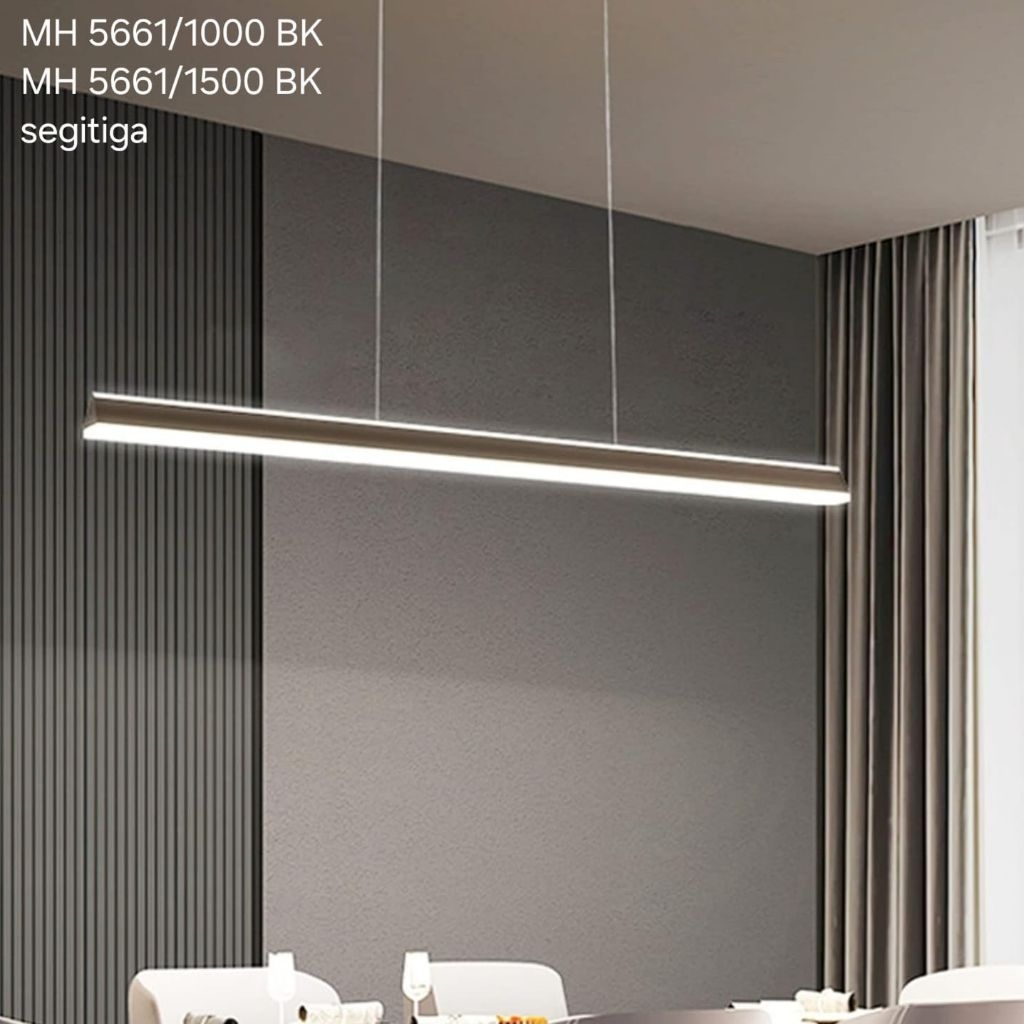 LAMPU GANTUNG HIAS LED MINIMALIS MEJA MAKAN DIAMETER 150 CM ELEGANT