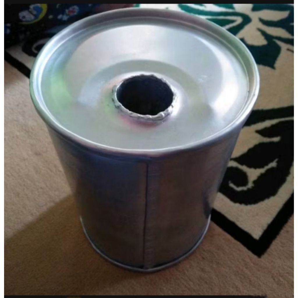 Tabung Knalpot mobil agya ayla sigra calya datsun universal bahan galvanis tebal