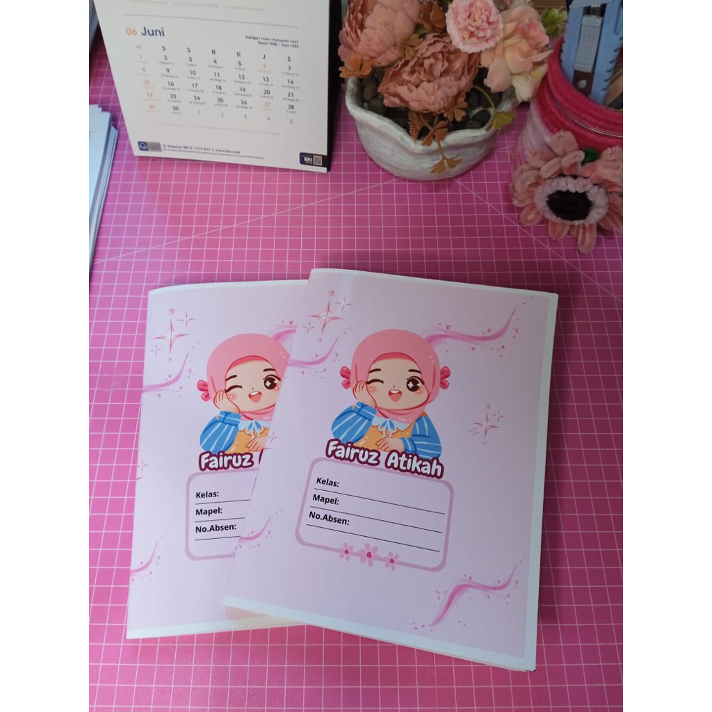 

Custome Buku Tulis (FREE CUSTOME NAMA) BUKU TULIS BERBAGAI KARAKTER LUCU