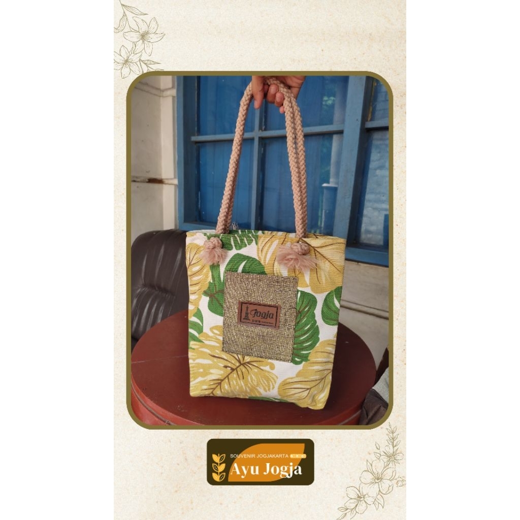 Ayu Jogja Totebag/Tas Tali Sumbu/Oleh-oleh Jogja