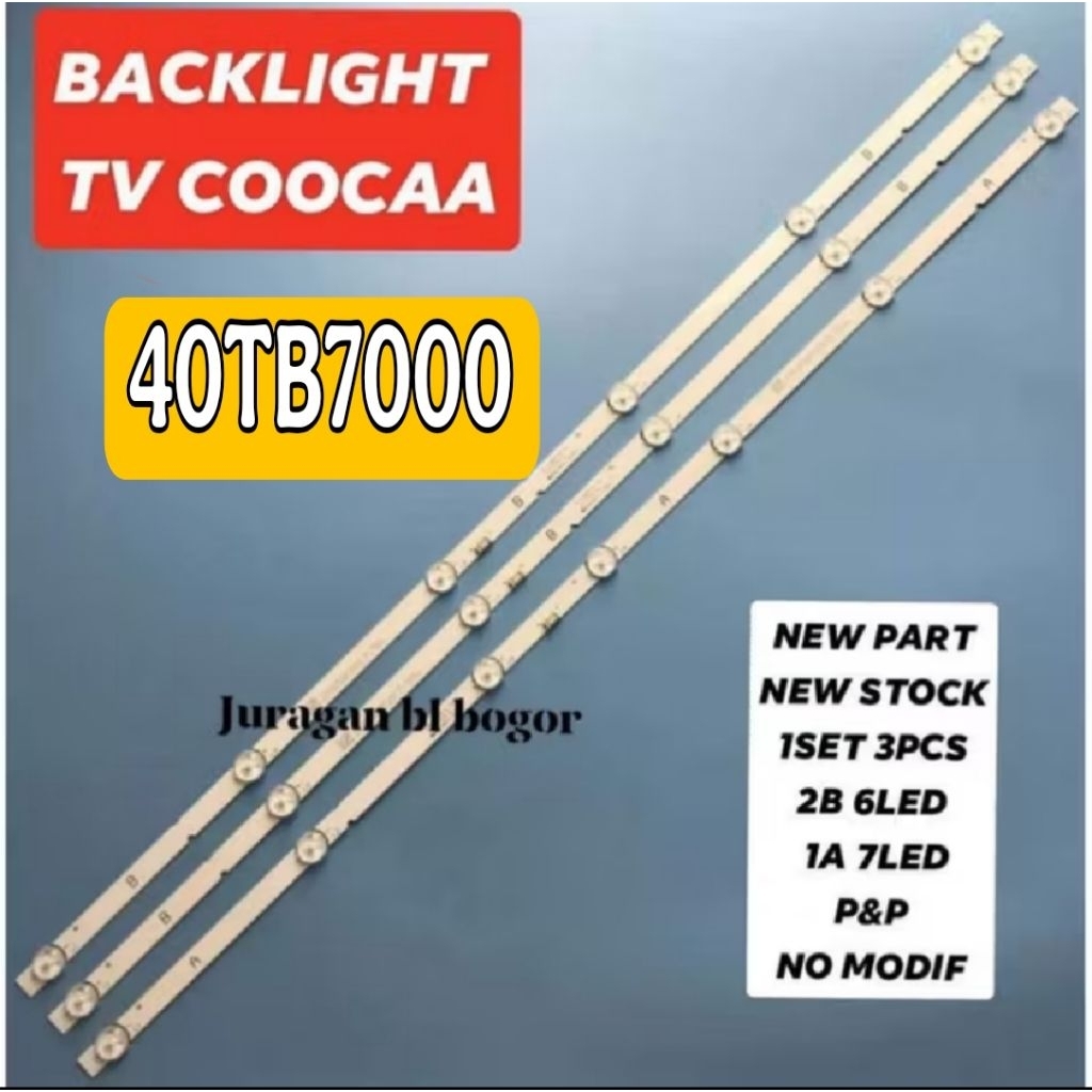 LAMPU LED BACKLIGHT BL TV COOCAA COCA 40TB7000
