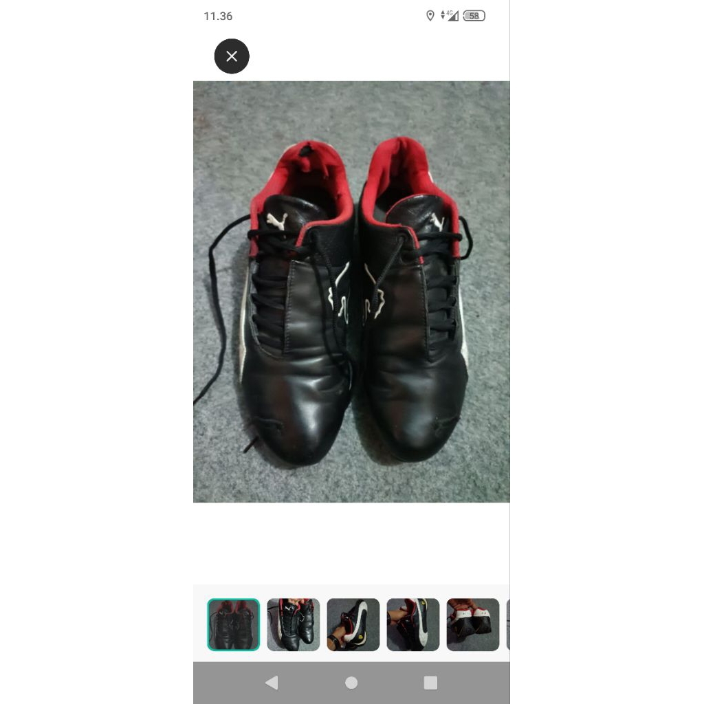 sepatu sneakers size 43