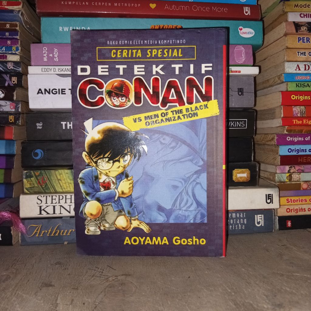 komik detektif conan vs men of the black organization