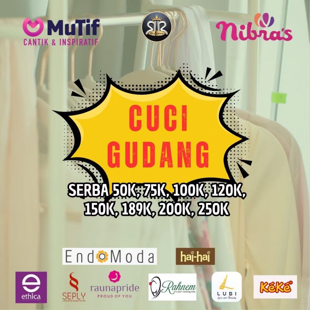 PROMO GAMIS CUCI GUDANG RR BUSANA