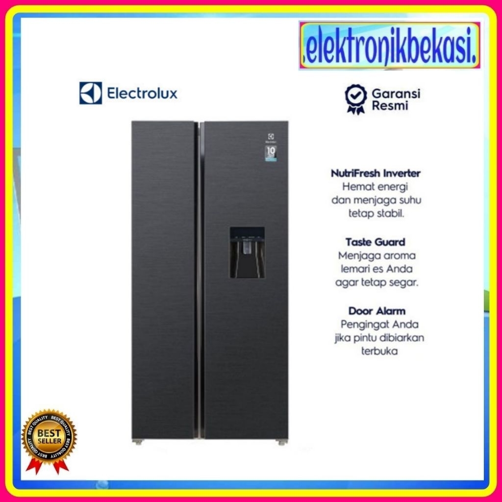 KULKAS ELECTROLUX SBS ESE 5441 A-BID / KULKAS ELECTROLUX ESE 5441 A-BID / ELECTROLUX SIDE BY SIDE ES