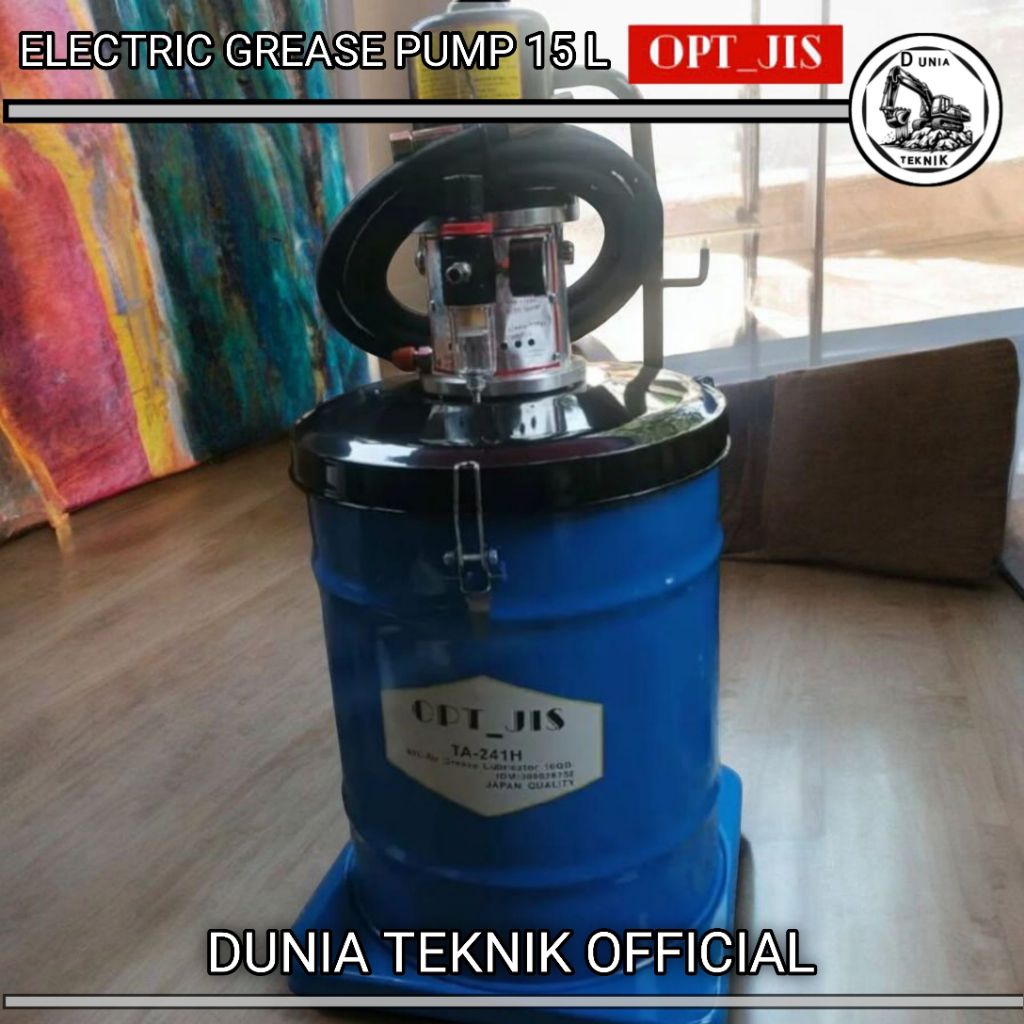 Grease Pump Opt Jiss Electrik OPT 15 Liter 220 Volt 1 Phase