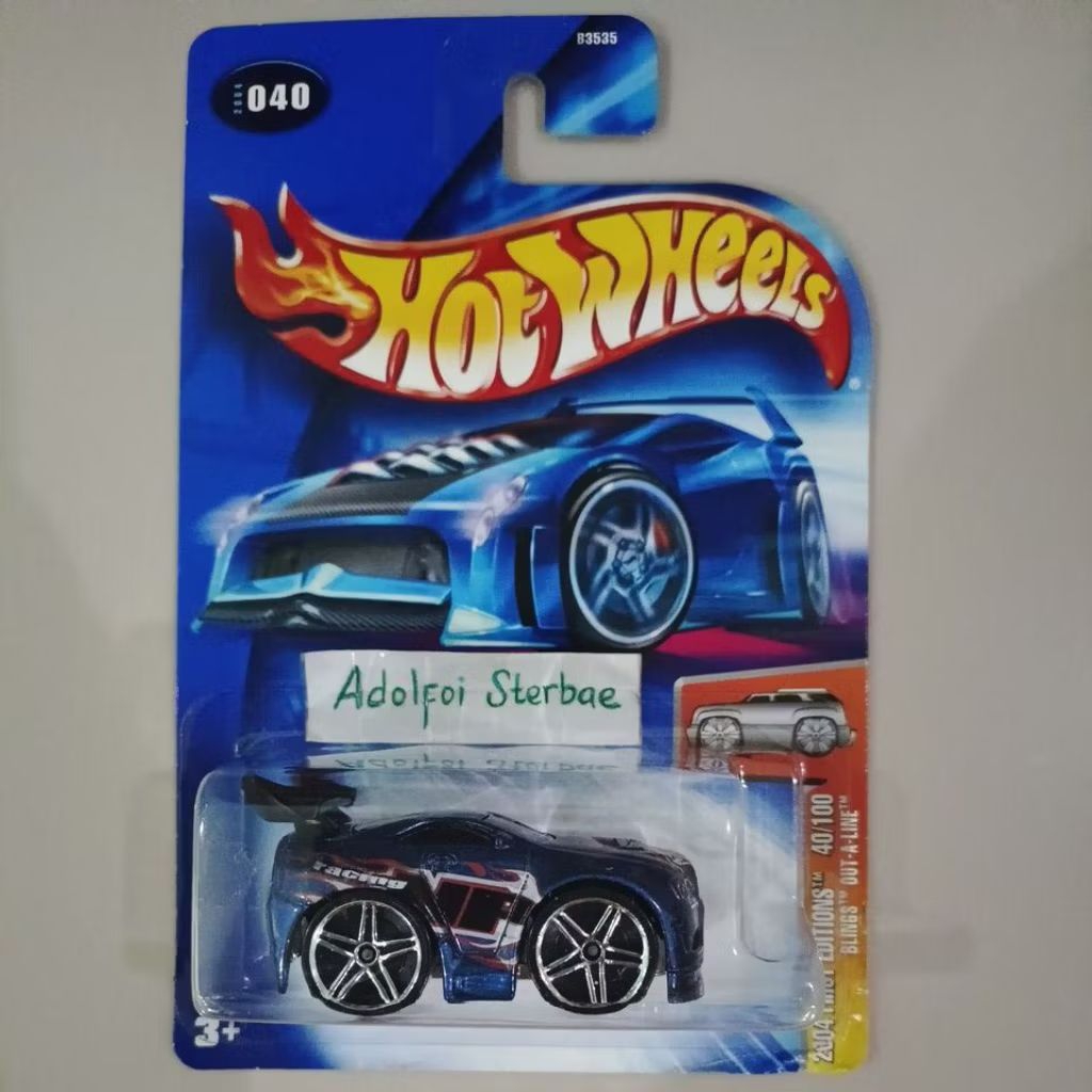 hotwheels hot wheels blings out a line 2004 first editions 040 racing tooned nissan skyline gt-r gtr