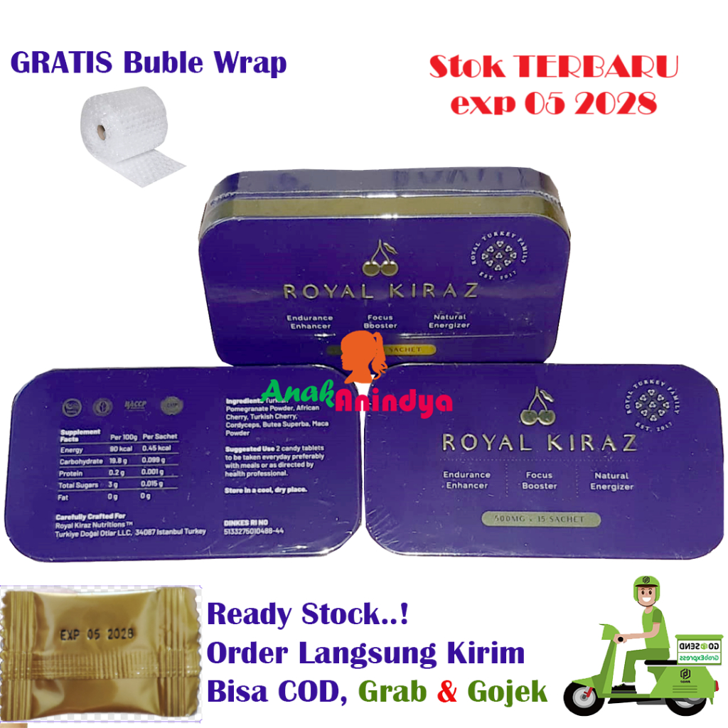 

Royal Kiraz Original - Royal Kiraz Asli Turki - Harga Tertera Untuk 1 Pcs Produk Terbaru Exp 05 2028