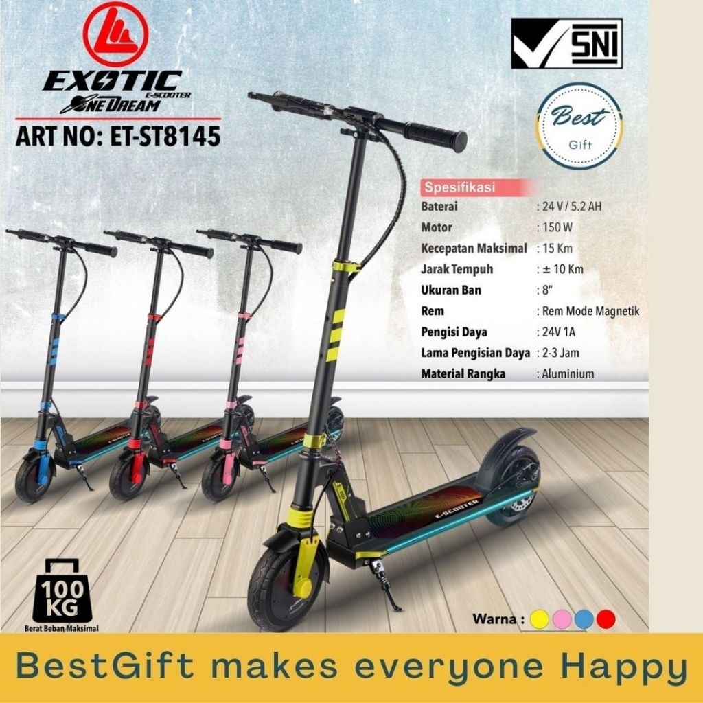SCOOTER ELECTRIC EXOTIC ST-8145 SCOOTER ANAK