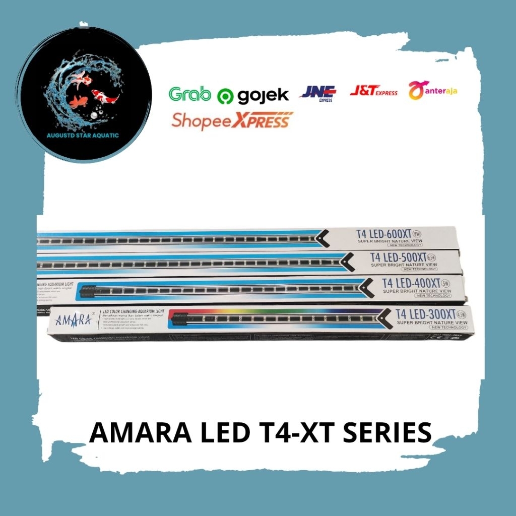 Lampu LED Celup Aquarium Aquascape 3 Mode T4 Amara 300XT 400XT 500XT 600XT