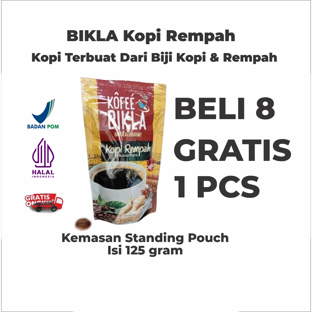 

Kopi Rempah BIKLA 125gr | Herbal Tradisional untuk Daya Tahan & Diet