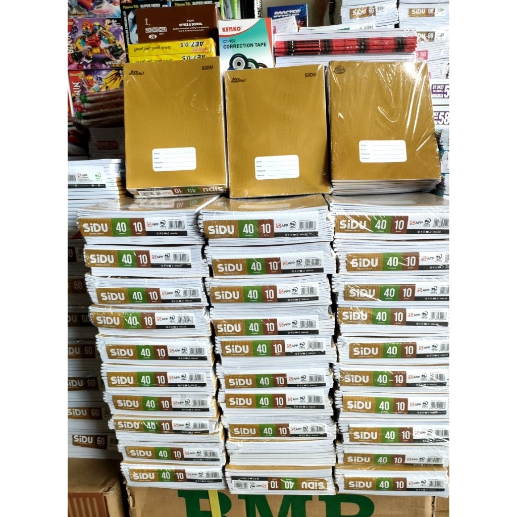 

Buku Tulis Sidu 40 Lembar (1 pak=10pcs)