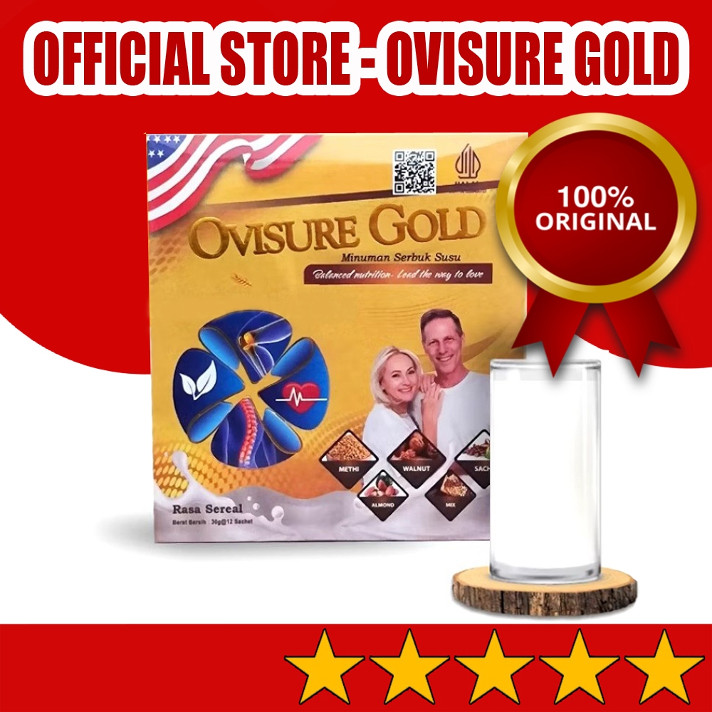 

wadistroalip 1BOX Ovisure Gold Milk Susu Obat Tulang Dan Sendi YG SEHAT 100% Ori