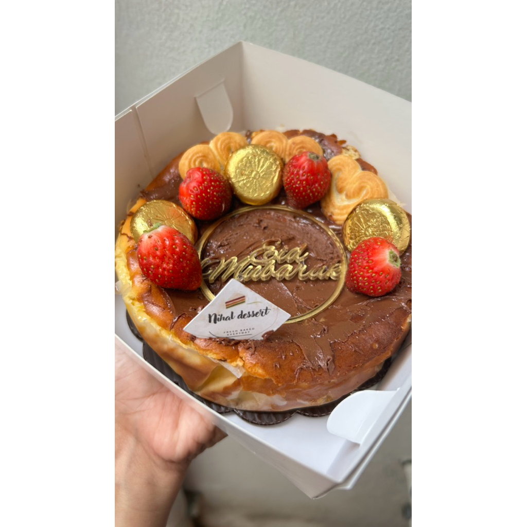 

burnt chesee cake Nutella